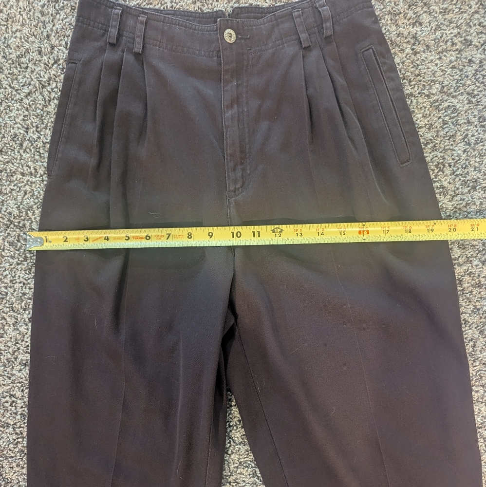 vintage Liz Claiborne Chocolate Brown Trousers - Picture 7 of 7